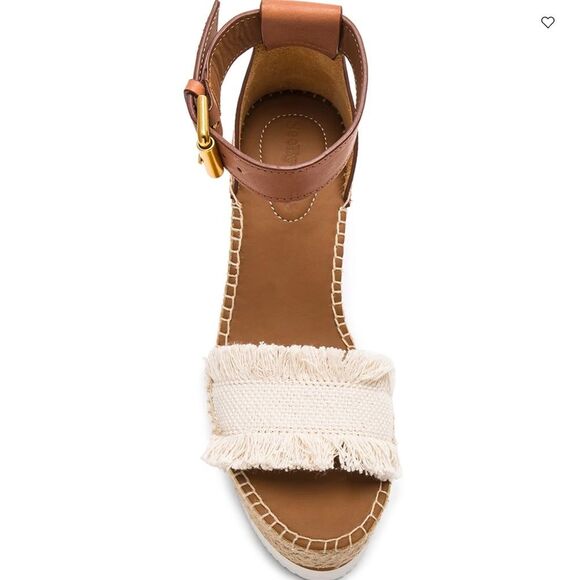 NWOT See by Chloe Glyn Frayed Wedges - Picture 3 of 16
